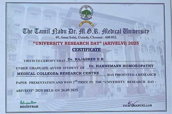 University Research Day ARIVELVI 2025